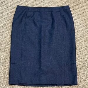 Chado Ralph Rucci Gray Cashmere Pencil Skirt size 10 Office Neutral